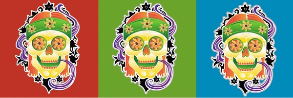 Floral Skull