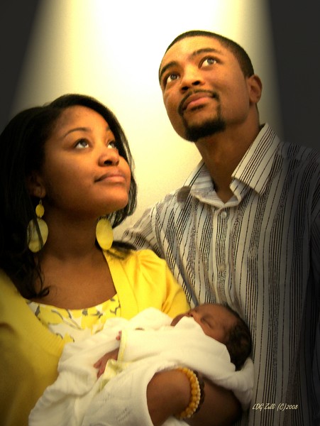 Tanisha, Clinton and Miyah Heard