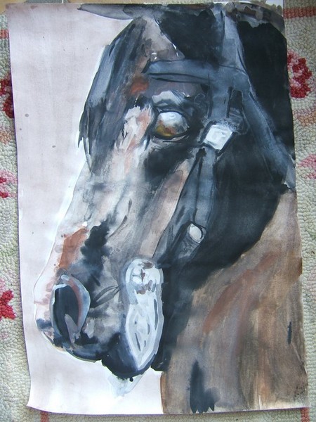 Watercolor Horse