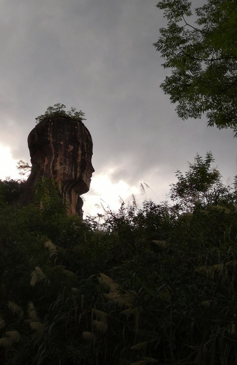 Thinker at Sunset