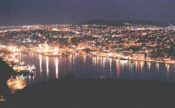 St. John's at night