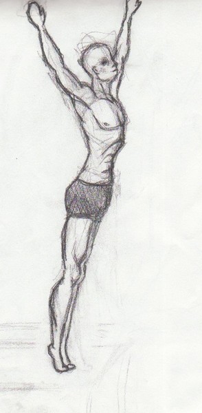 Skinny champion man