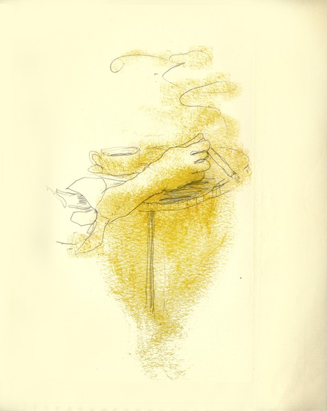 cigarette in a hand