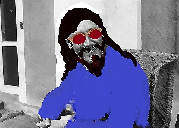 FDR Franklin Delano Roosevelt as Hippy