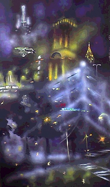 Atlanta. Foggy Night.