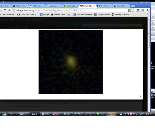 A Faint Hubble Blob galaxy or FHB galaxy