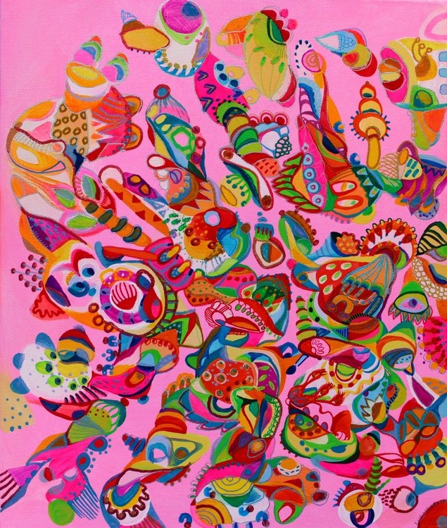 colorful abstract art by Veera Zukova