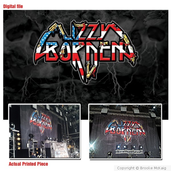 Lizzy Borden Banner 30' x 20'