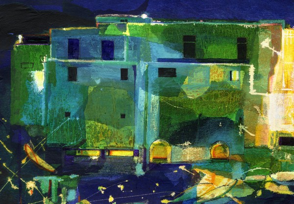 Kyrenia harbour night