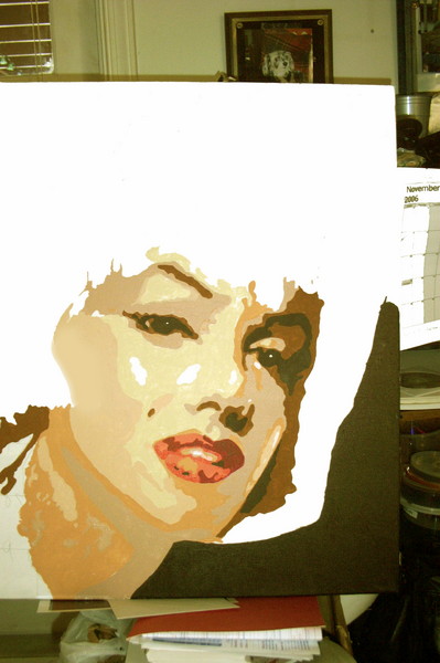 Just Marilyn in progress.....coming soon