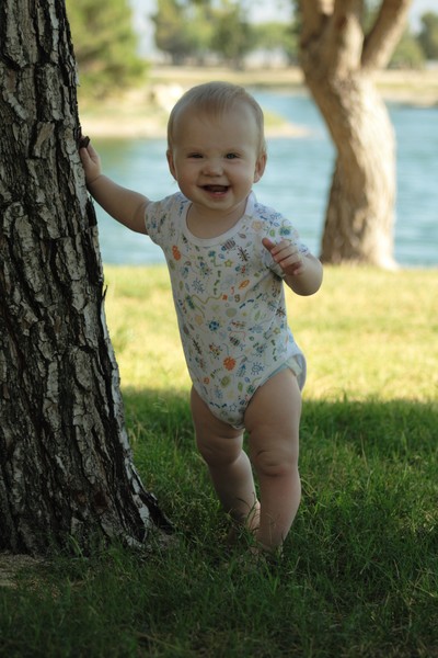 Gabe in the park