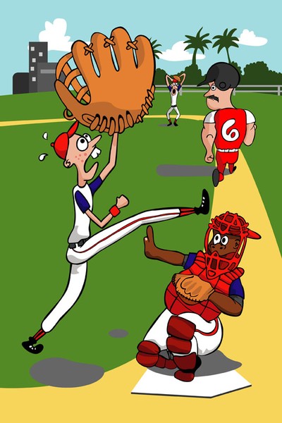 Funny baseball