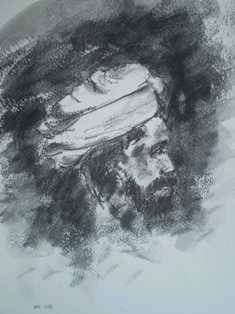 Desert Sand Man with Turban