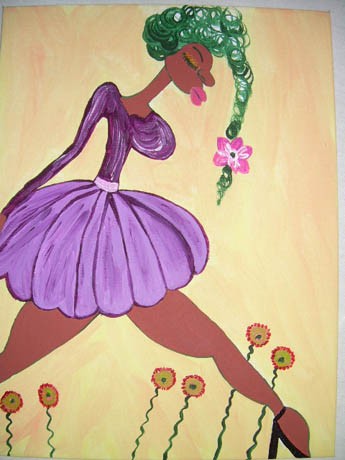 Sassy Lady in heels