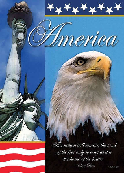 American Patriotic Greeting Card