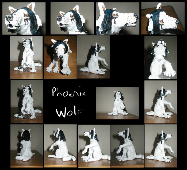 Phoenix Wolf Clay