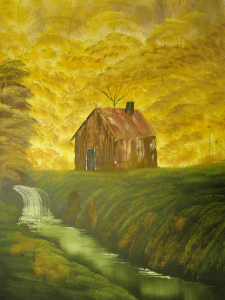 fall cabin