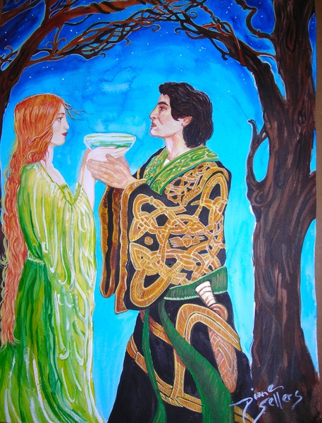 Celtic wedding by moonlight
