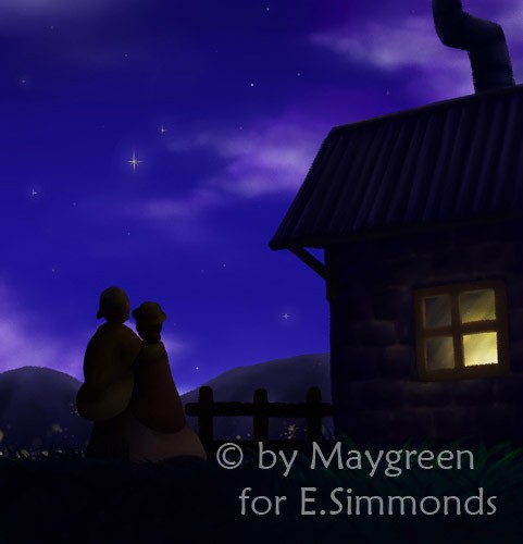 TinyTurnedUpNose nightsky