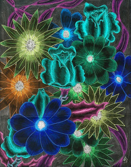 BURST OF COLOR IN THE DARK