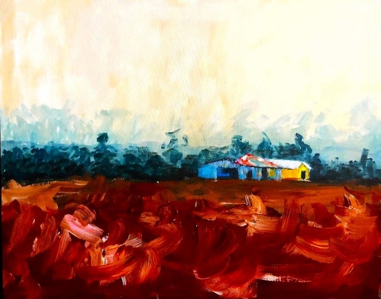 Georgia Cotton Field 16x20