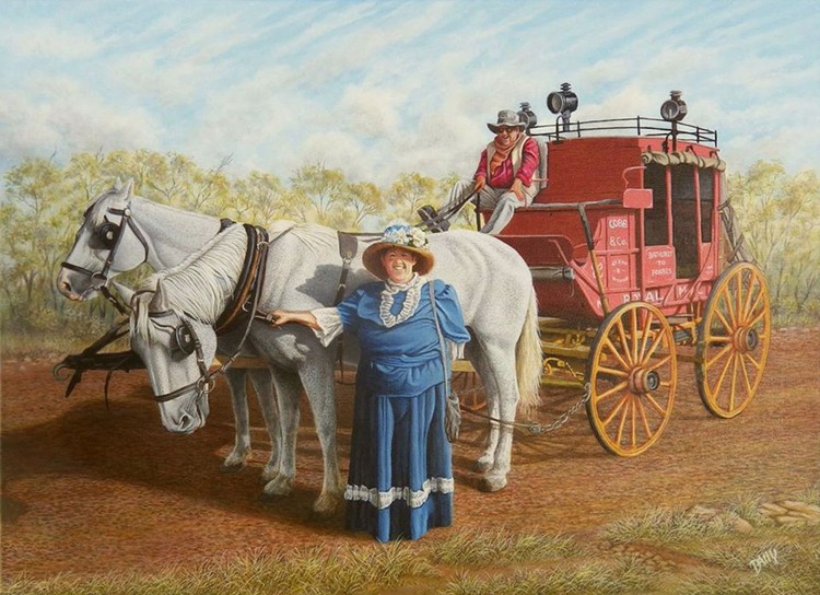 Cobb & Co mail coach