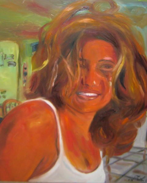 selfportrait in orange