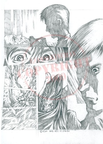 comic panel sketching