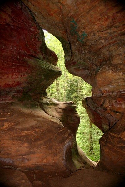 Looking Out from the Inside of Rock House #2