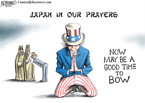Japan In Our Prayers (Cartoon)
