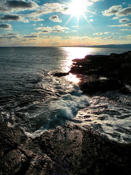 Low Sun at Schoodic
