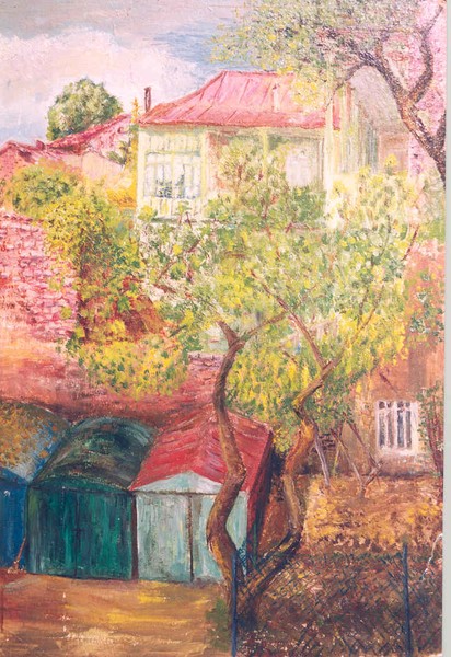The yard opposite