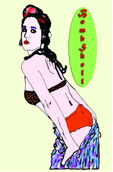 bombshell pinup