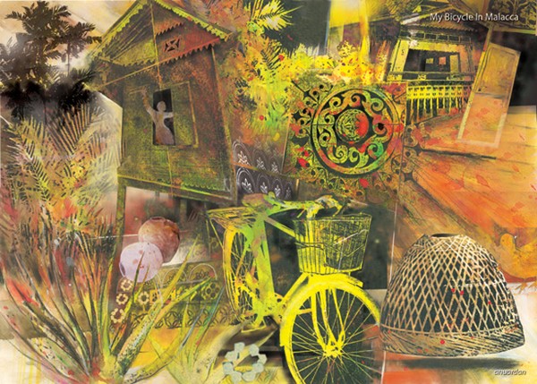postcard series Melaka Images