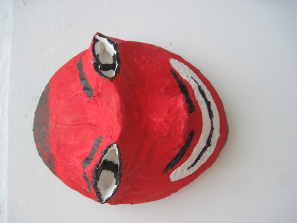 Face in Paper Mache