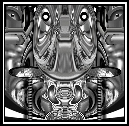 B/W Abstraction Image#003Cyac