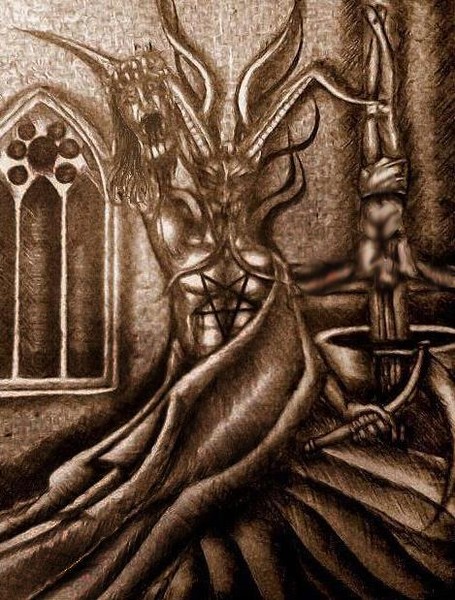 At one with evil