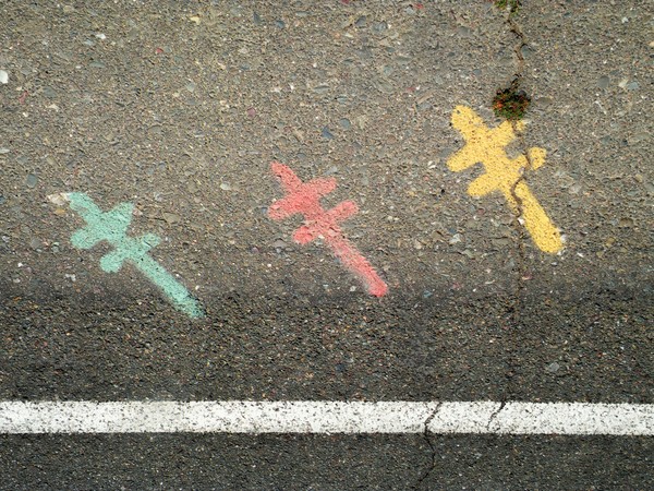 Three glyphs