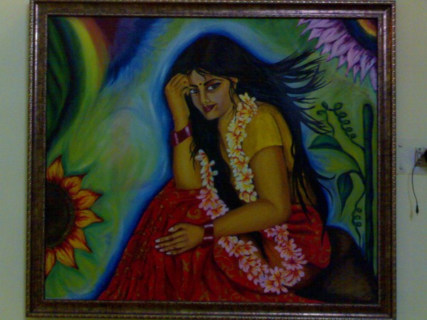 lady in nature