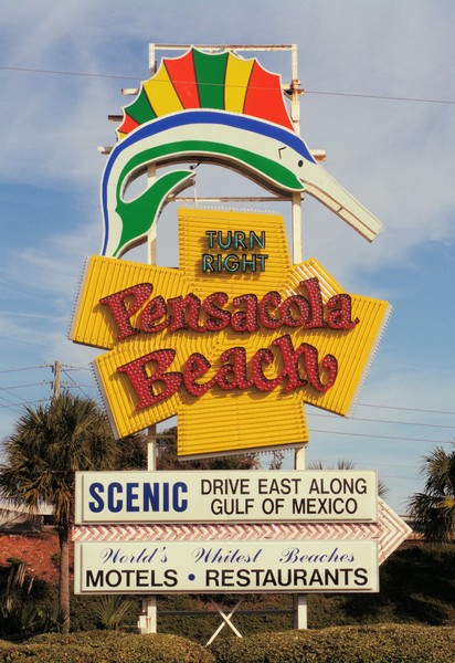 Pensacola Beach Sign