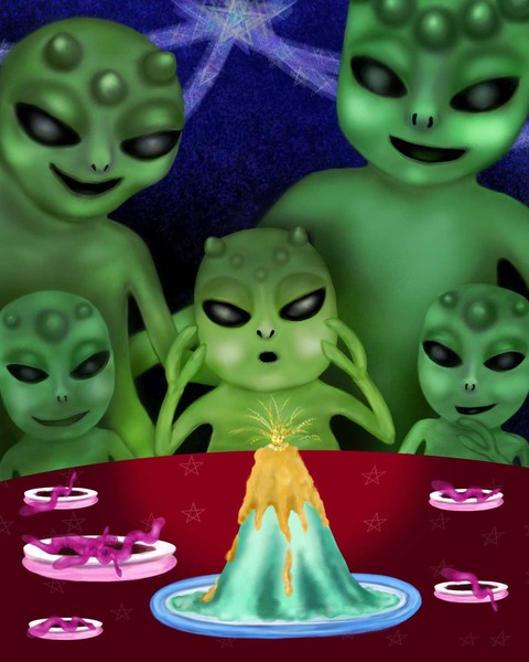 Alien birthday