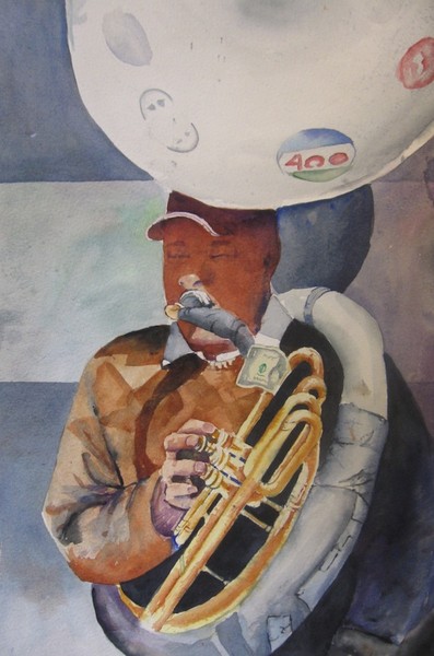 Tuba player