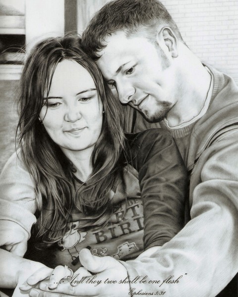 Wedding Invitation Portrait
