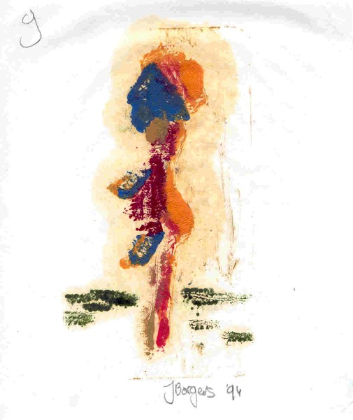 L' Homme en Jaune 9, Lithographie, 1994