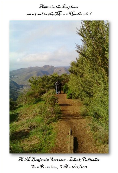 Antonio the Explorer on a mountain trail