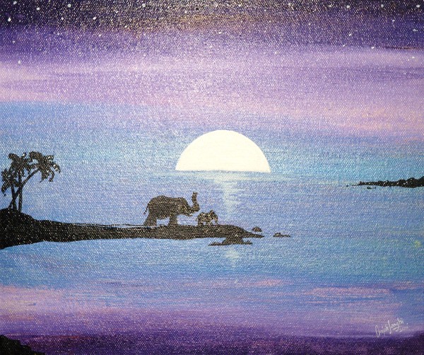 Dawn of Peace: Elephants: Father and Son