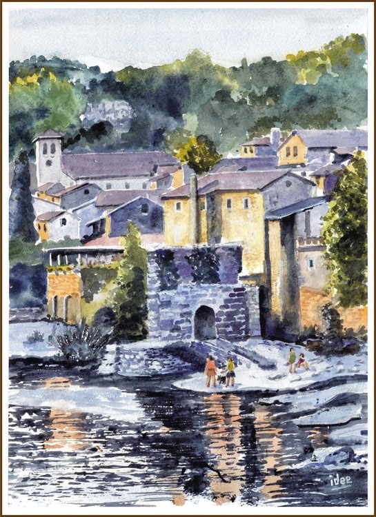 Village in the Ardèche (France)