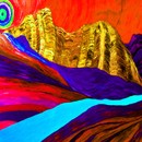 Blue Path Past The Gold Crags 72ppi