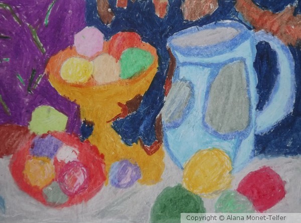Colourful Fruit with Jug
