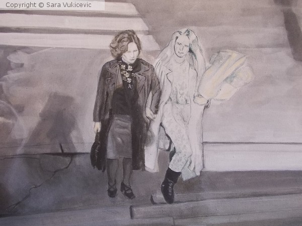 Crossing the street